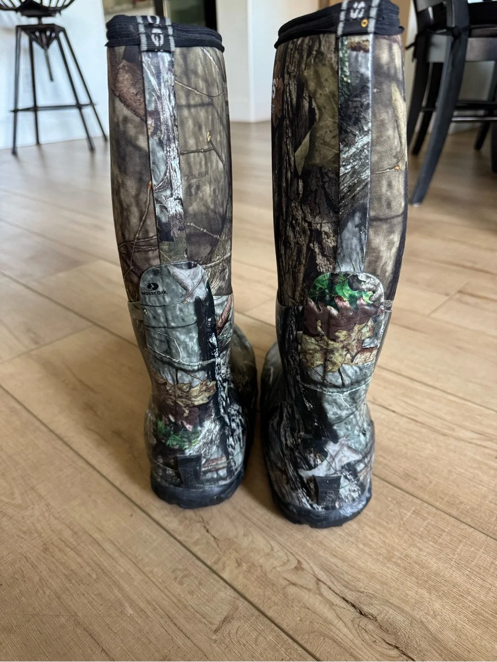 Bogs Men's Classic High Mossy Oak Camo Rain & Snow Boots - Brown Green